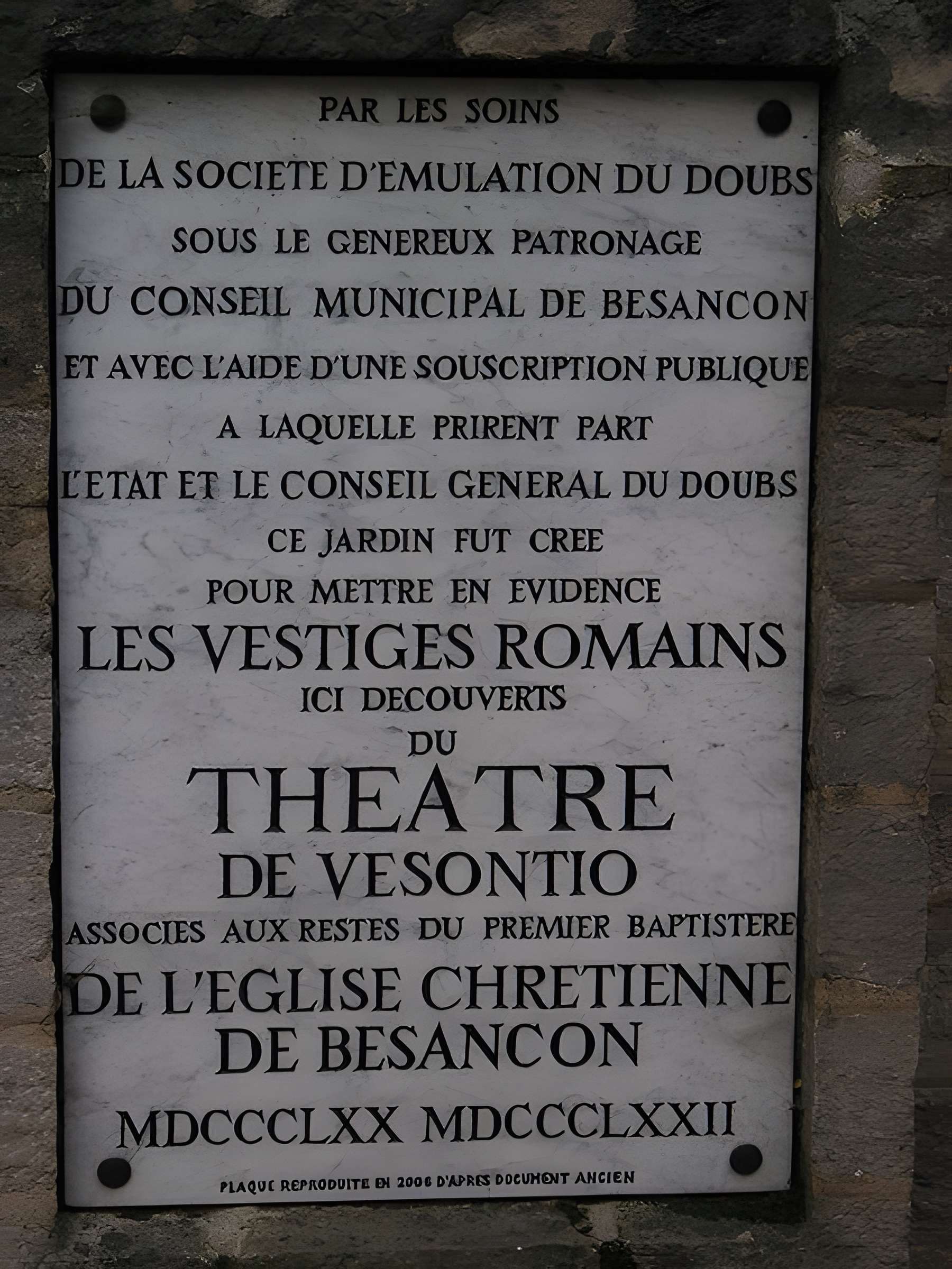Vestiges archéologiques (ensemble)