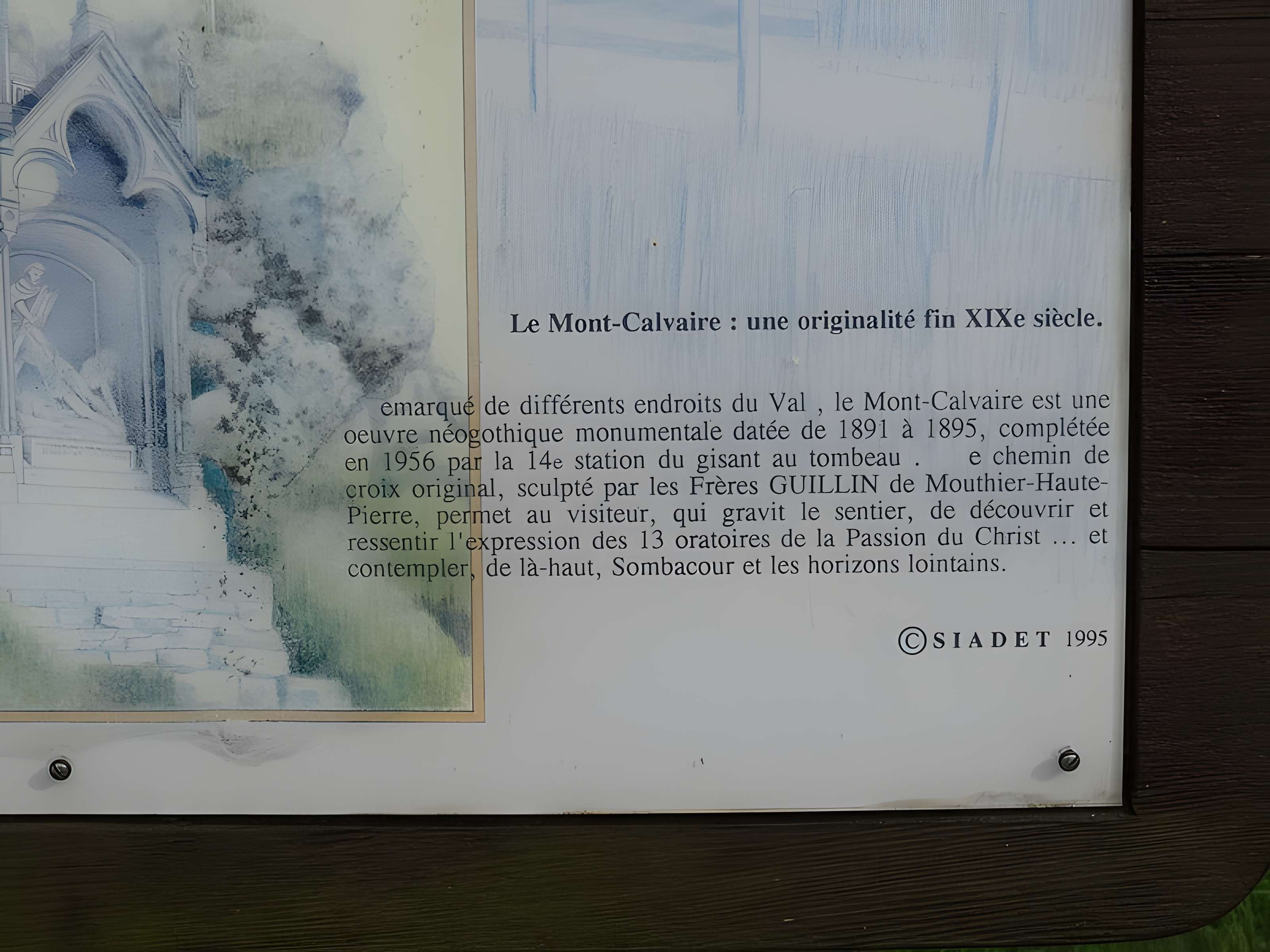 Mont-calvaire de Sombacour (également sur commune de Bians-les-Usiers)
