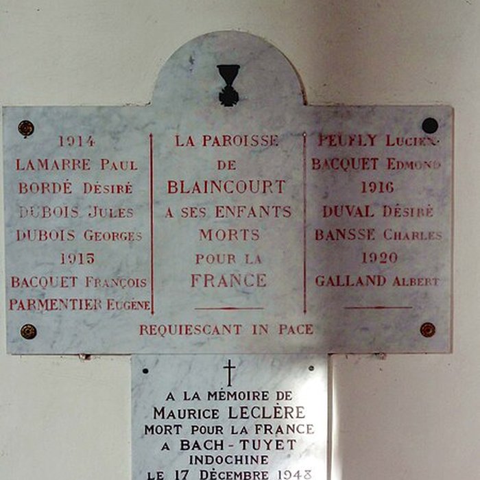 Photo de Église Notre-Dame-de-la-Nativité de Blaincourt-lès-Précy