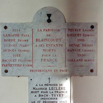 Église Notre-Dame-de-la-Nativité de Blaincourt-lès-Précy