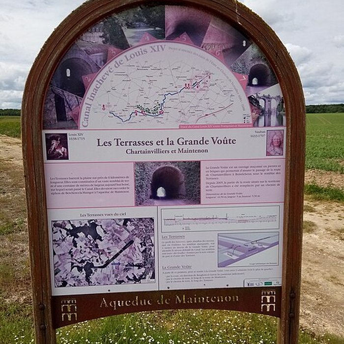 Photo de Ancien aqueduc de Pontgouin à Versailles également sur communes de Berchères-Saint-Germain et Pontgouin