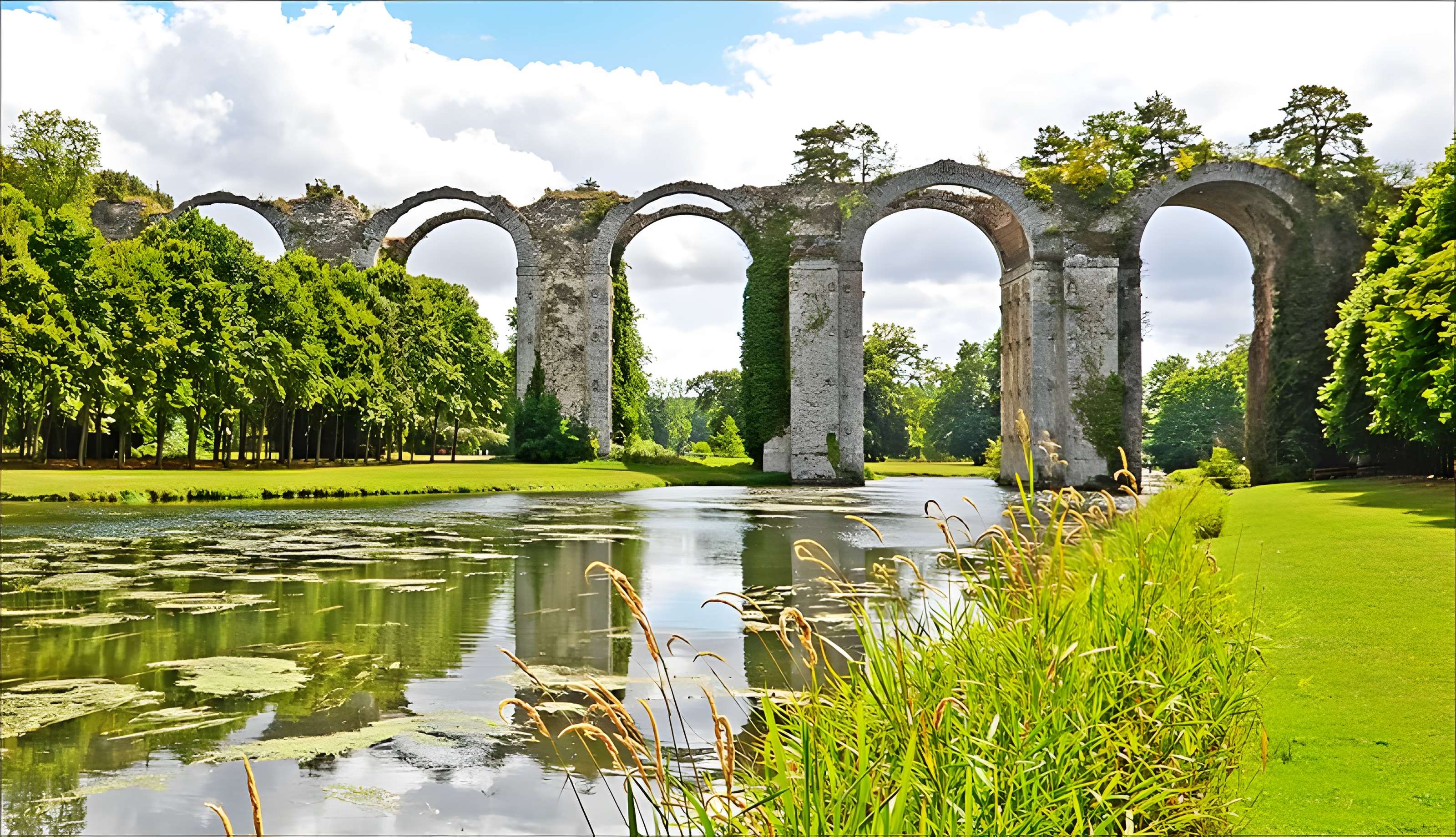 Ancien aqueduc de Pontgouin à Versailles (également sur communes de Maintenon et Berchères-Saint-Germain)