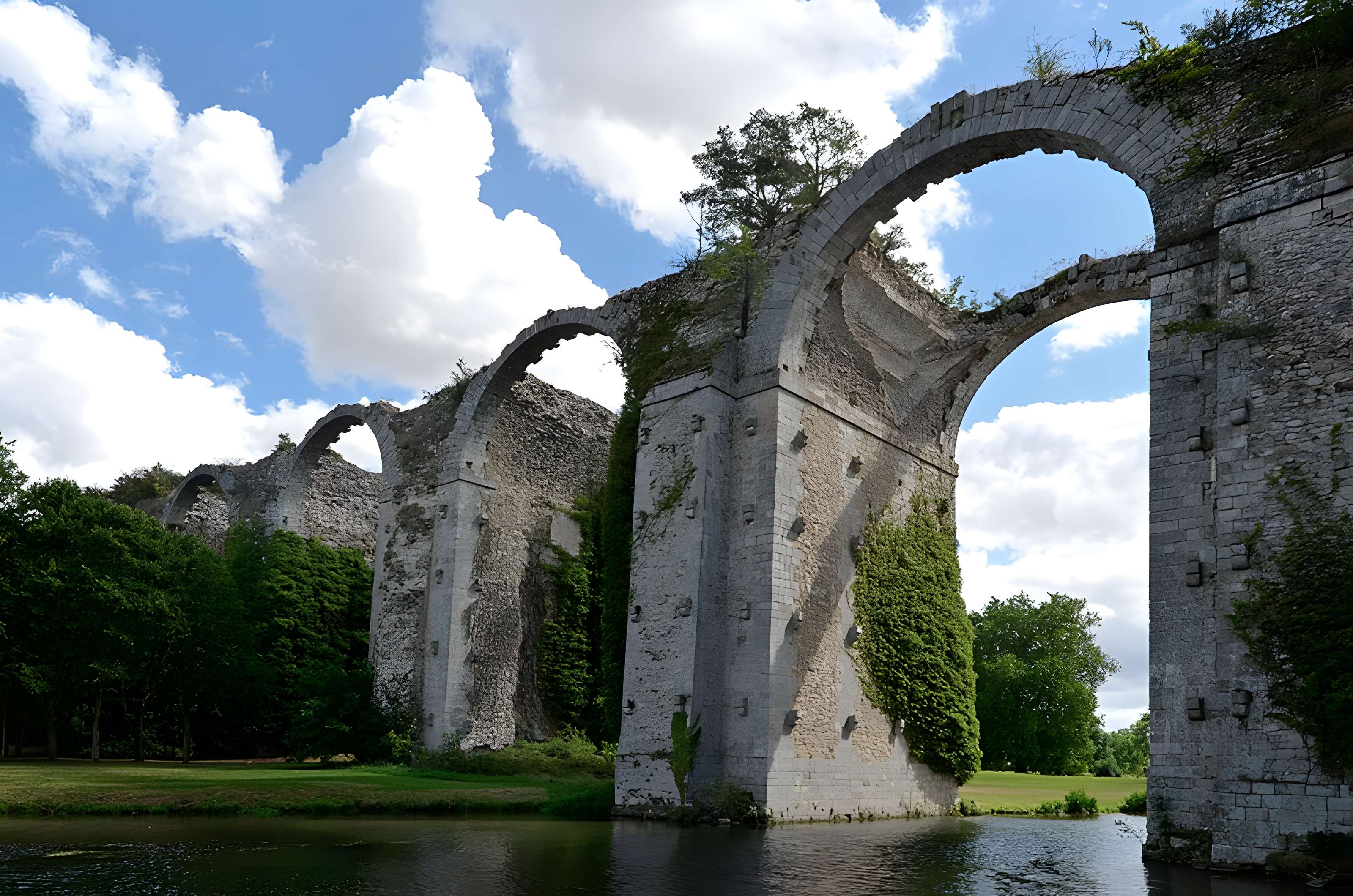 Ancien aqueduc de Pontgouin à Versailles (également sur communes de Maintenon et Berchères-Saint-Germain)