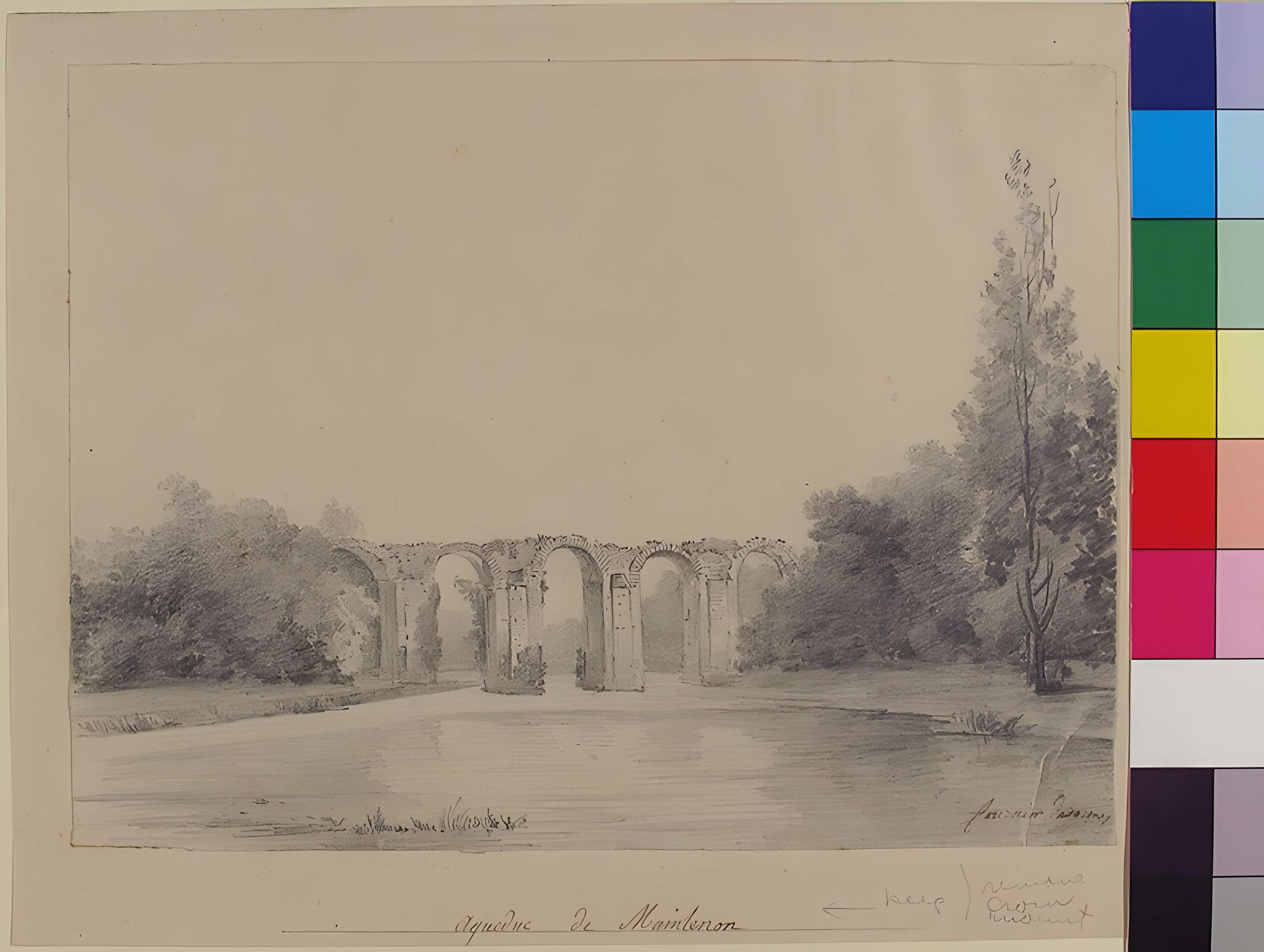 Ancien aqueduc de Pontgouin à Versailles (également sur communes de Maintenon et Berchères-Saint-Germain)