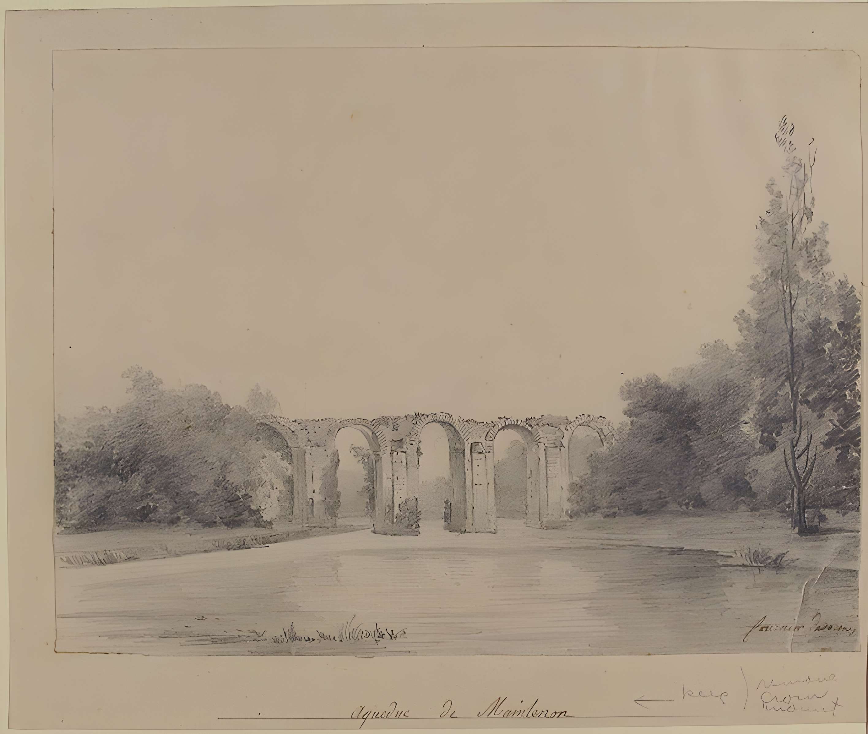 Ancien aqueduc de Pontgouin à Versailles (également sur communes de Maintenon et Berchères-Saint-Germain)