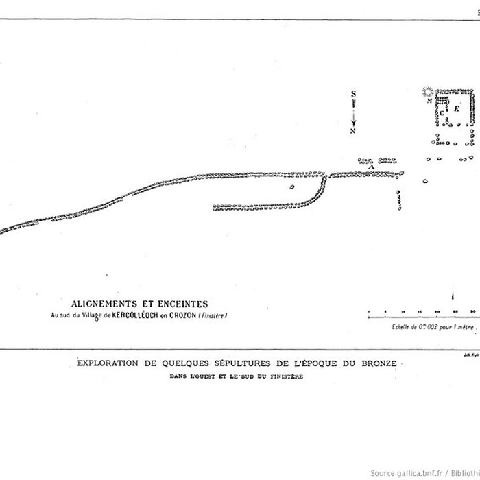 Photo de Alignements de Ty-ar-Churé, ou maison du Curé, Kercolleoch