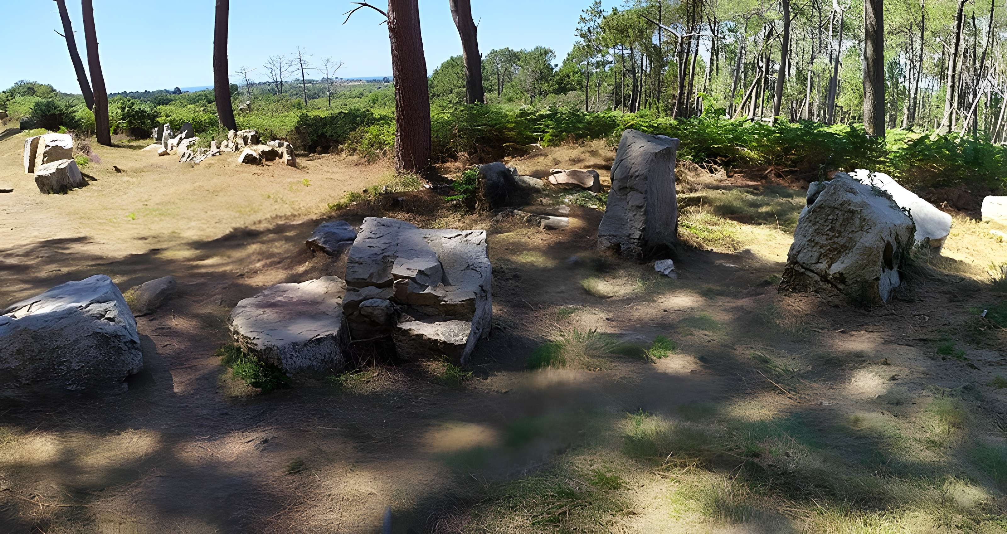 Alignements de Ty-ar-C'huré, ou maison du Curé, Kercolleoc'h