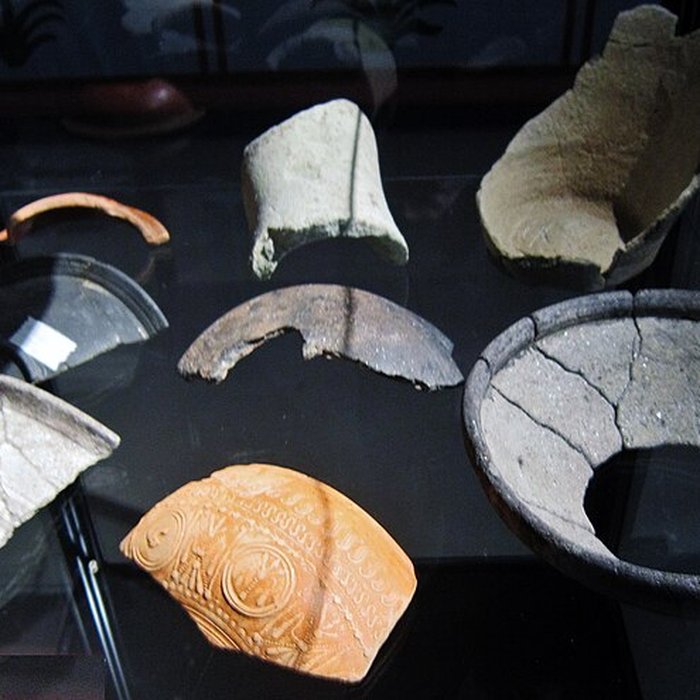 Photo de Temple celto-romain du type fanum, dénommé Temple de Trogouzel