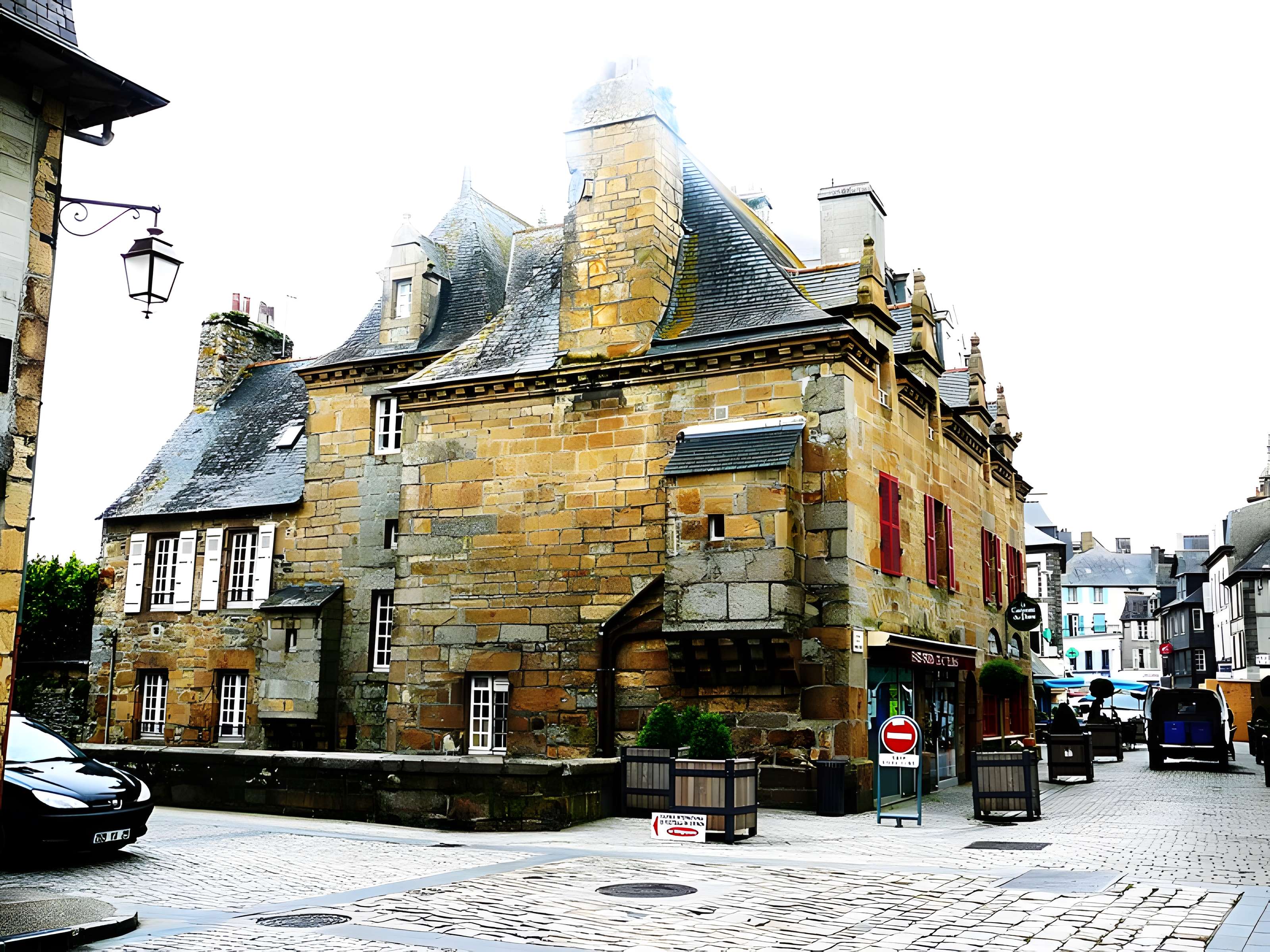 Maison du XVIe siècle, sur l'Elorn