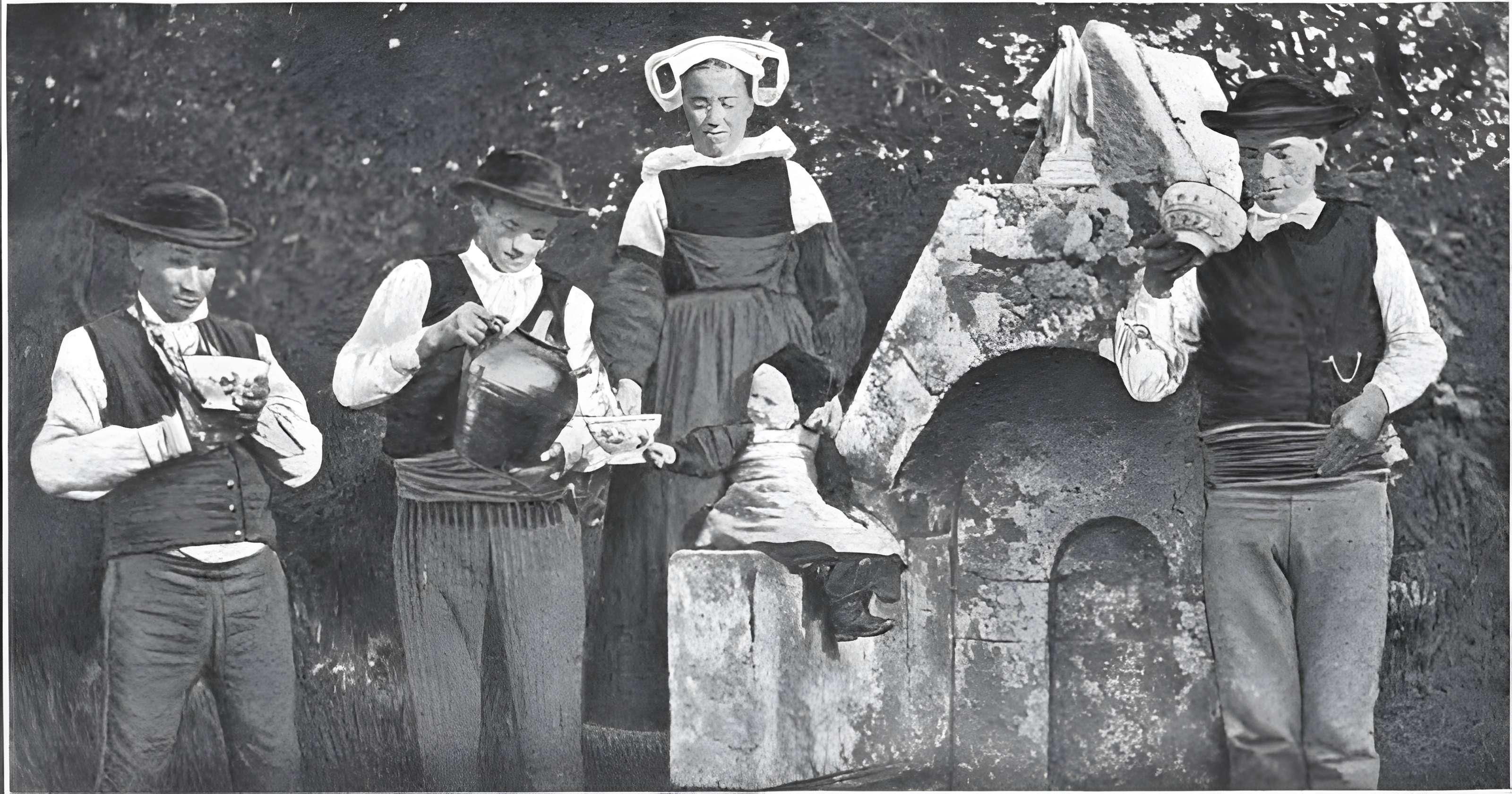 Fontaine du XVIe siècle de Rumengol