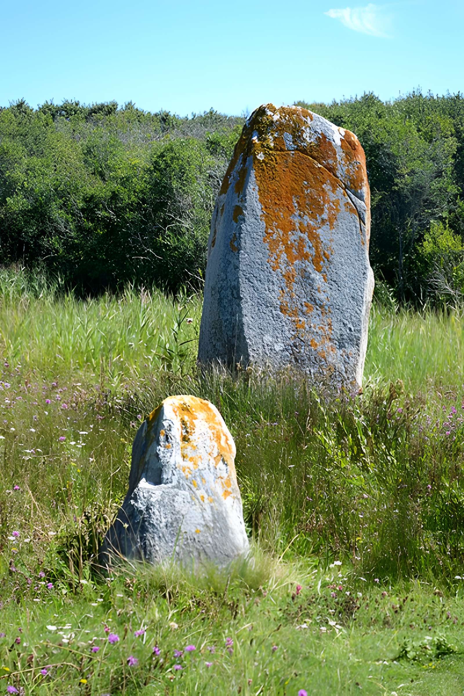 Deux menhirs