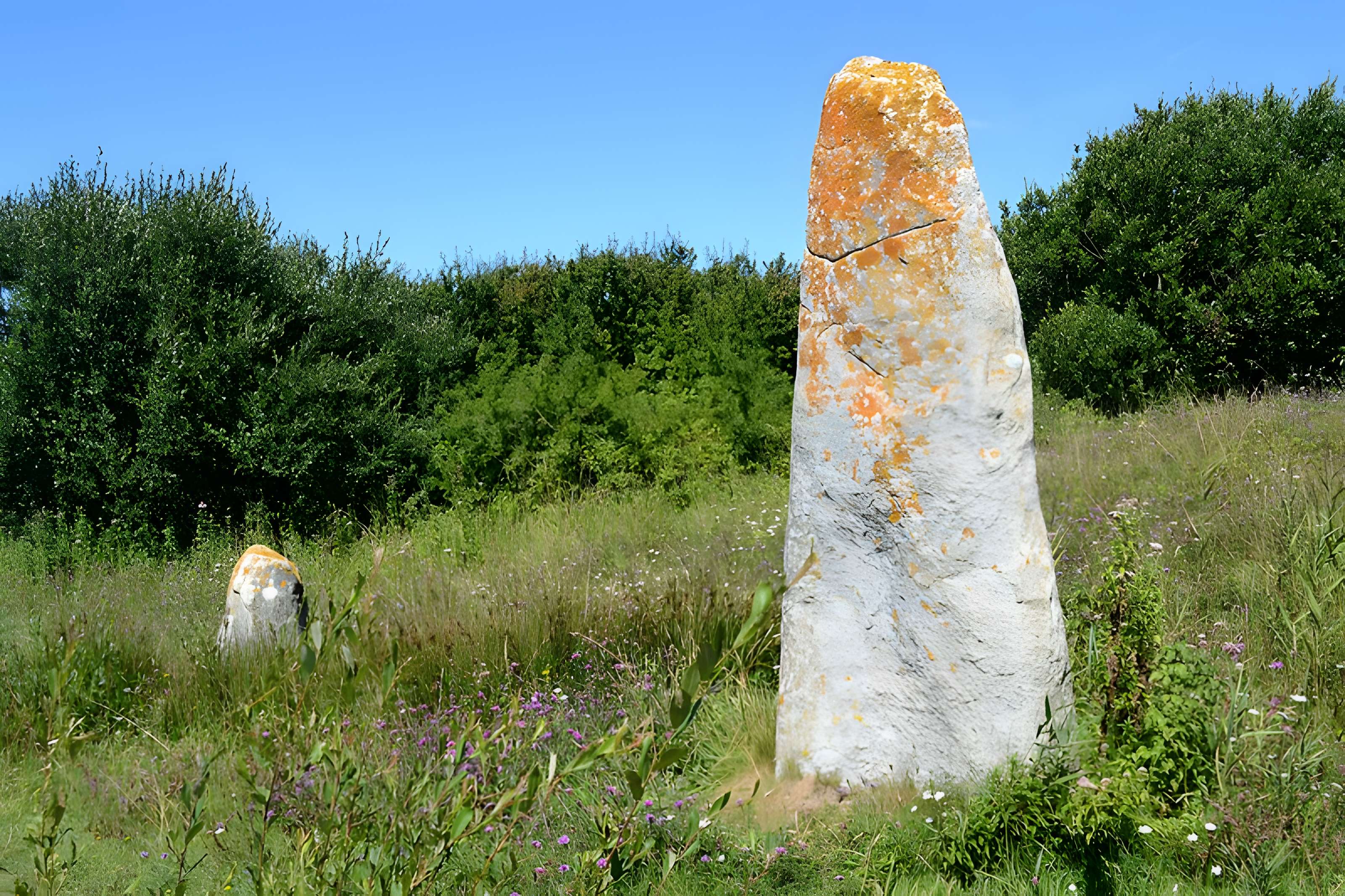 Deux menhirs