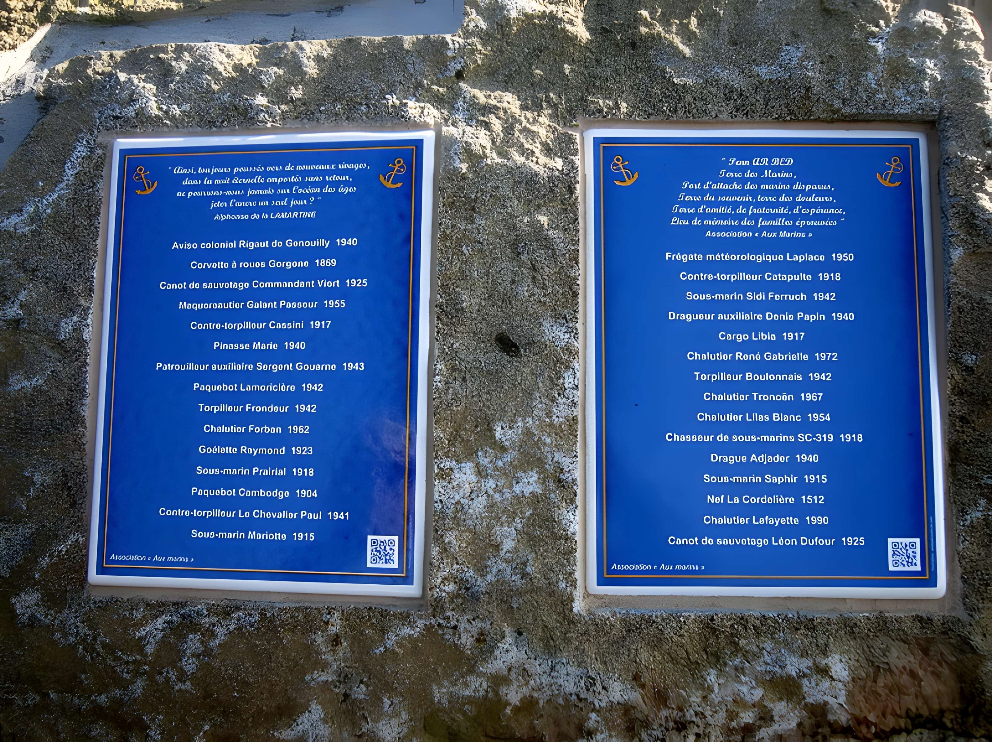 Monument aux marins morts pour la France durant la Première Guerre mondiale