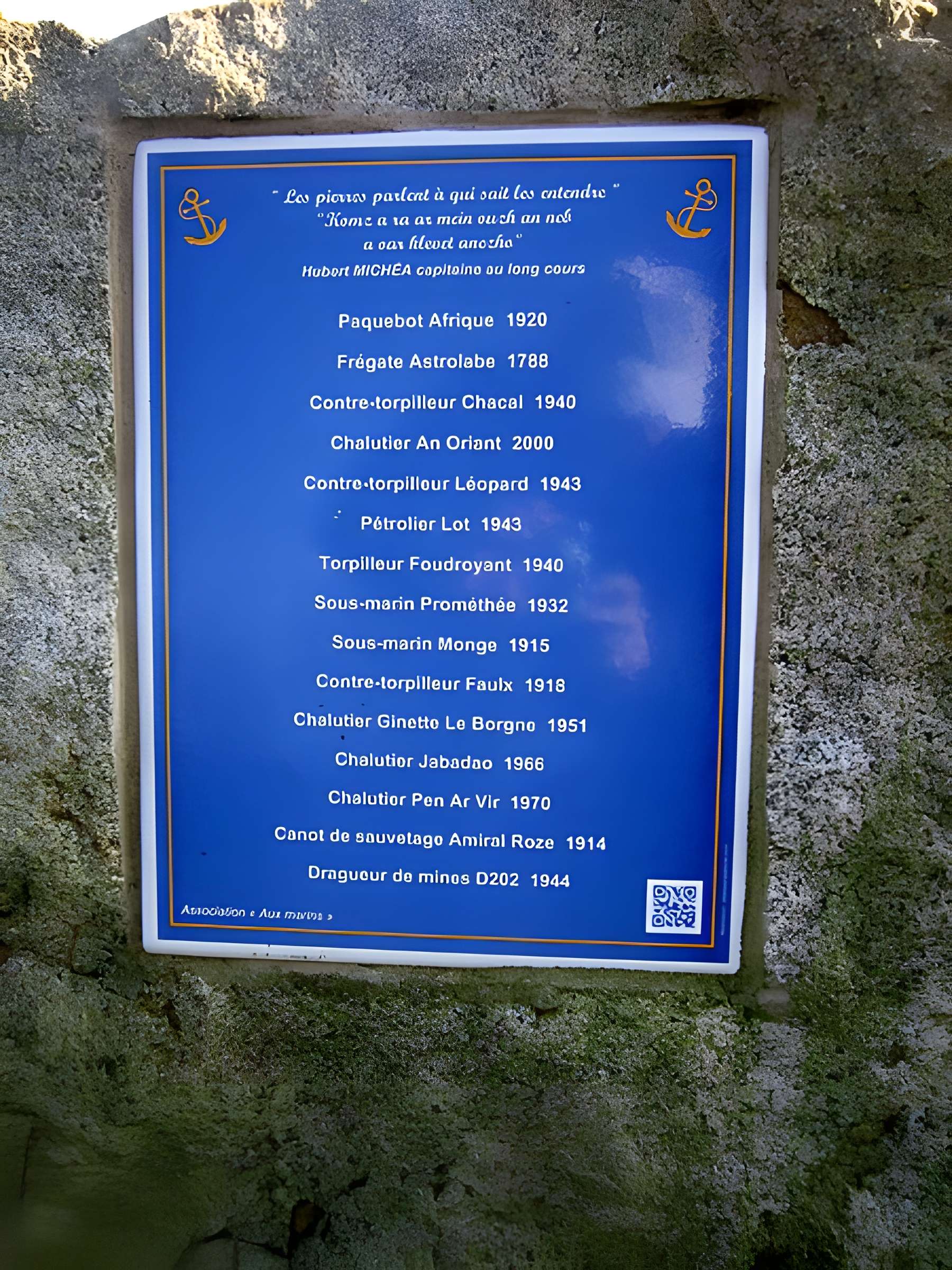 Monument aux marins morts pour la France durant la Première Guerre mondiale