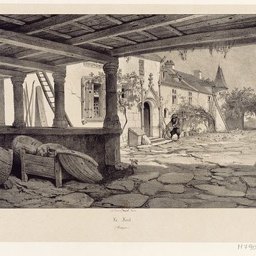 Ancien manoir de la Forêt, à Kerfeunten détruit