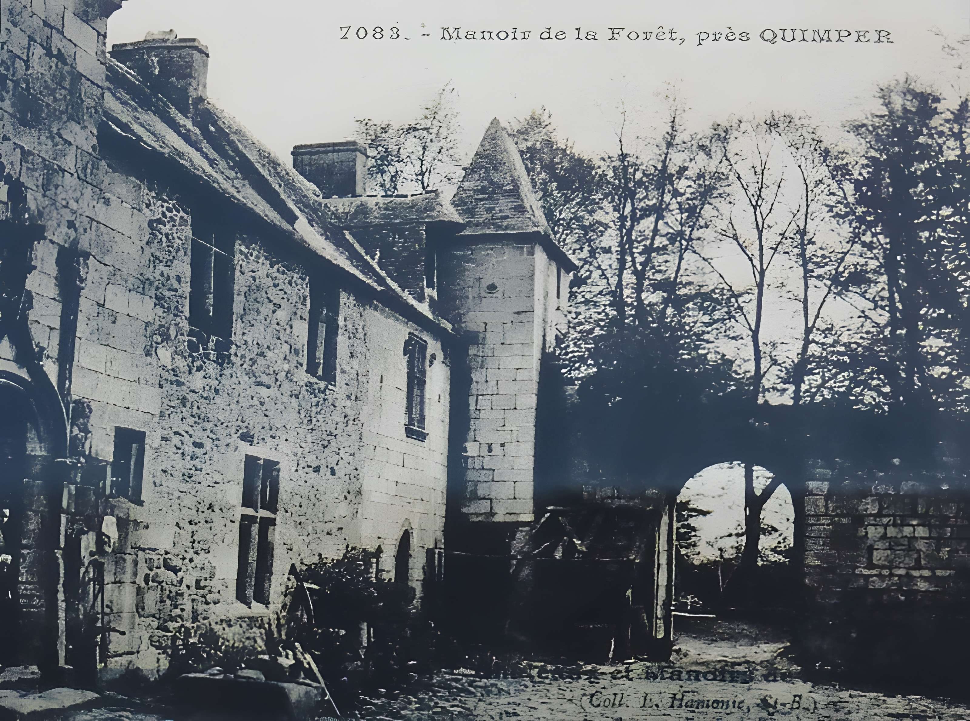Ancien manoir de la Forêt, à Kerfeunten (détruit)