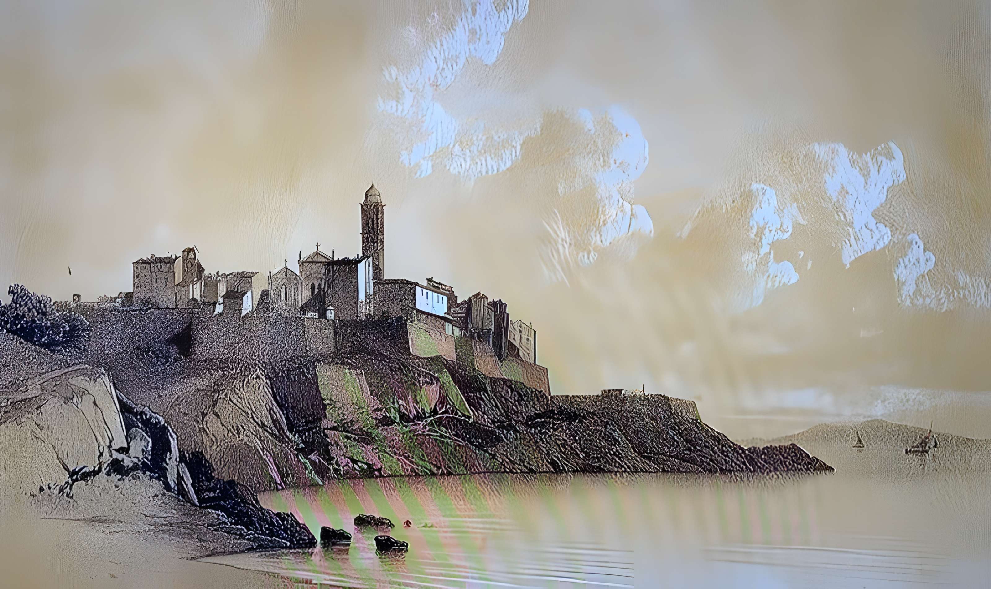 Enceinte fortifiée dite citadelle et palais du Gouverneur, partiellement aménagé en Musée d'Ethnographie