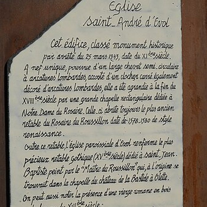 Photo de Église Saint-André dÉvol
