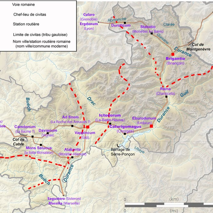 Photo de Tronçon de la Via Domitia également sur communes de Redessan et Beaucaire, dans le Gard, et Castelnau-le-Lez, dans lHérault