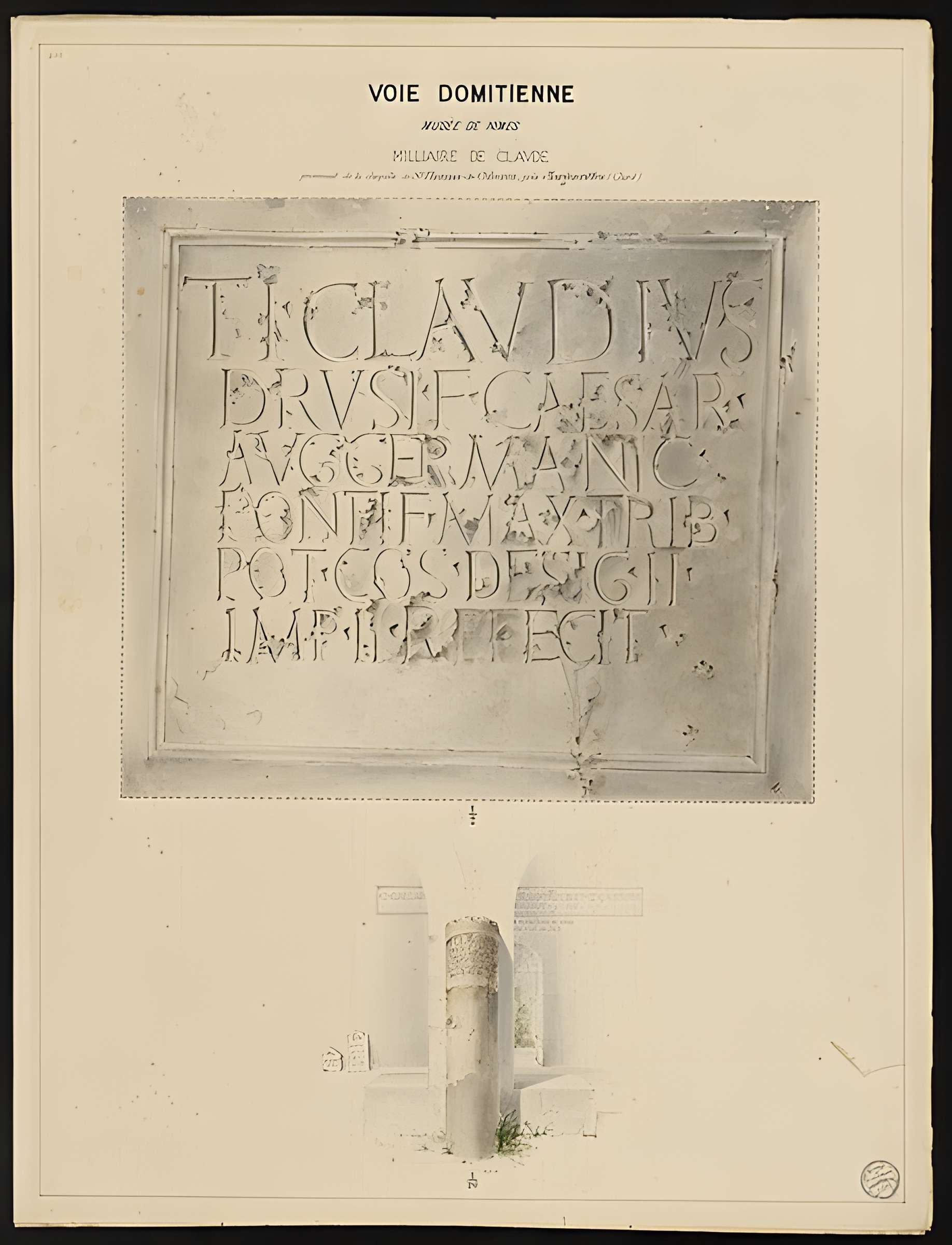 Tronçon de la Via Domitia (également sur communes de Redessan et Beaucaire, dans le Gard, et Castelnau-le-Lez, dans l'Hérault)