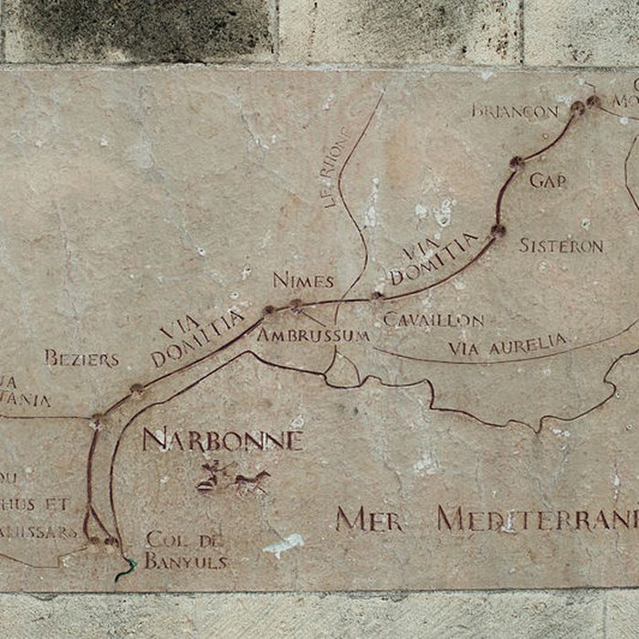 Photo de Tronçon de la Via Domitia également sur communes de Jonquières-Saint-Vincent et Beaucaire, dans le Gard, et Castelnau-le-Lez, dans lHérault