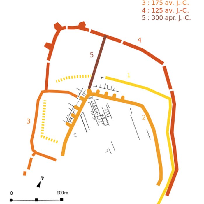 Photo de Oppidum de Roque de Viou également sur commune de Nages-et-Solorgues