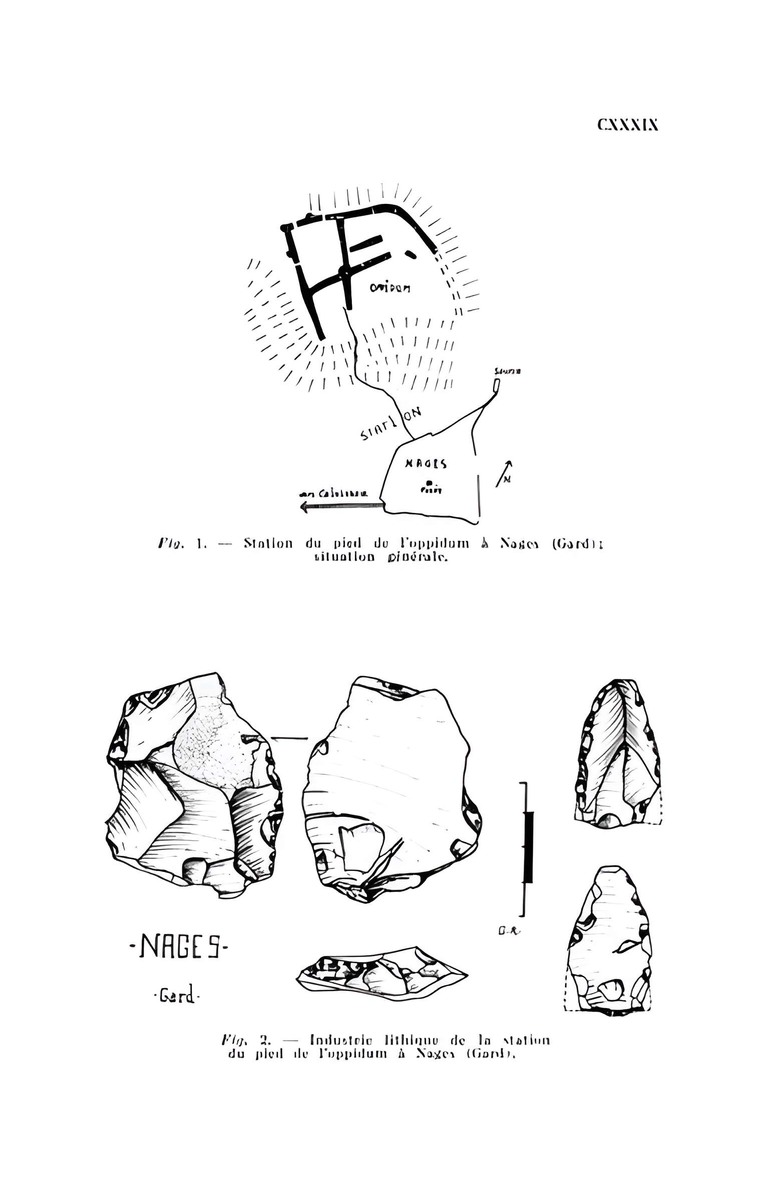 Oppidum de Roque de Viou (également sur commune de Nages-et-Solorgues)