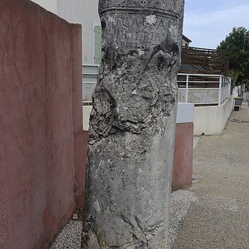 Colonne milliaire au nom dAntonin le Pieux
