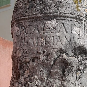 Colonne milliaire au nom dAntonin le Pieux