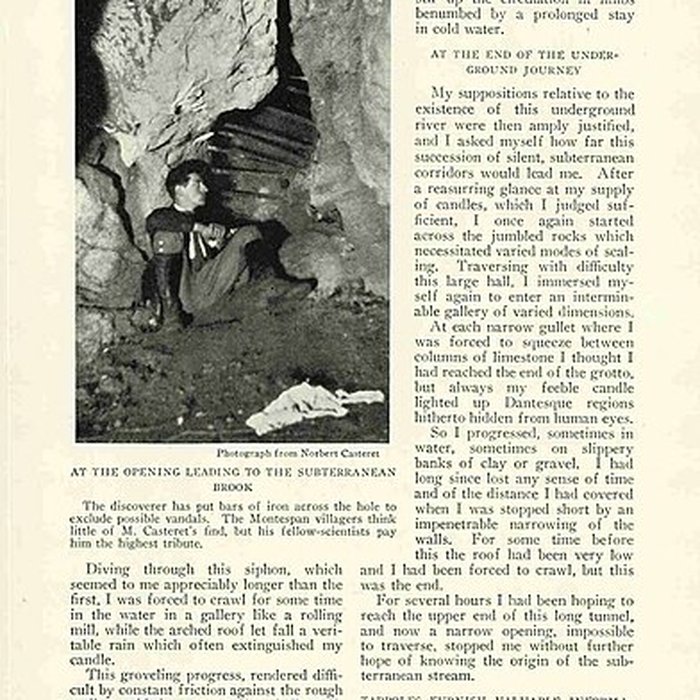 Photo de Galeries et grottes dites Souterrain de Houantaou également sur commune de Montespan