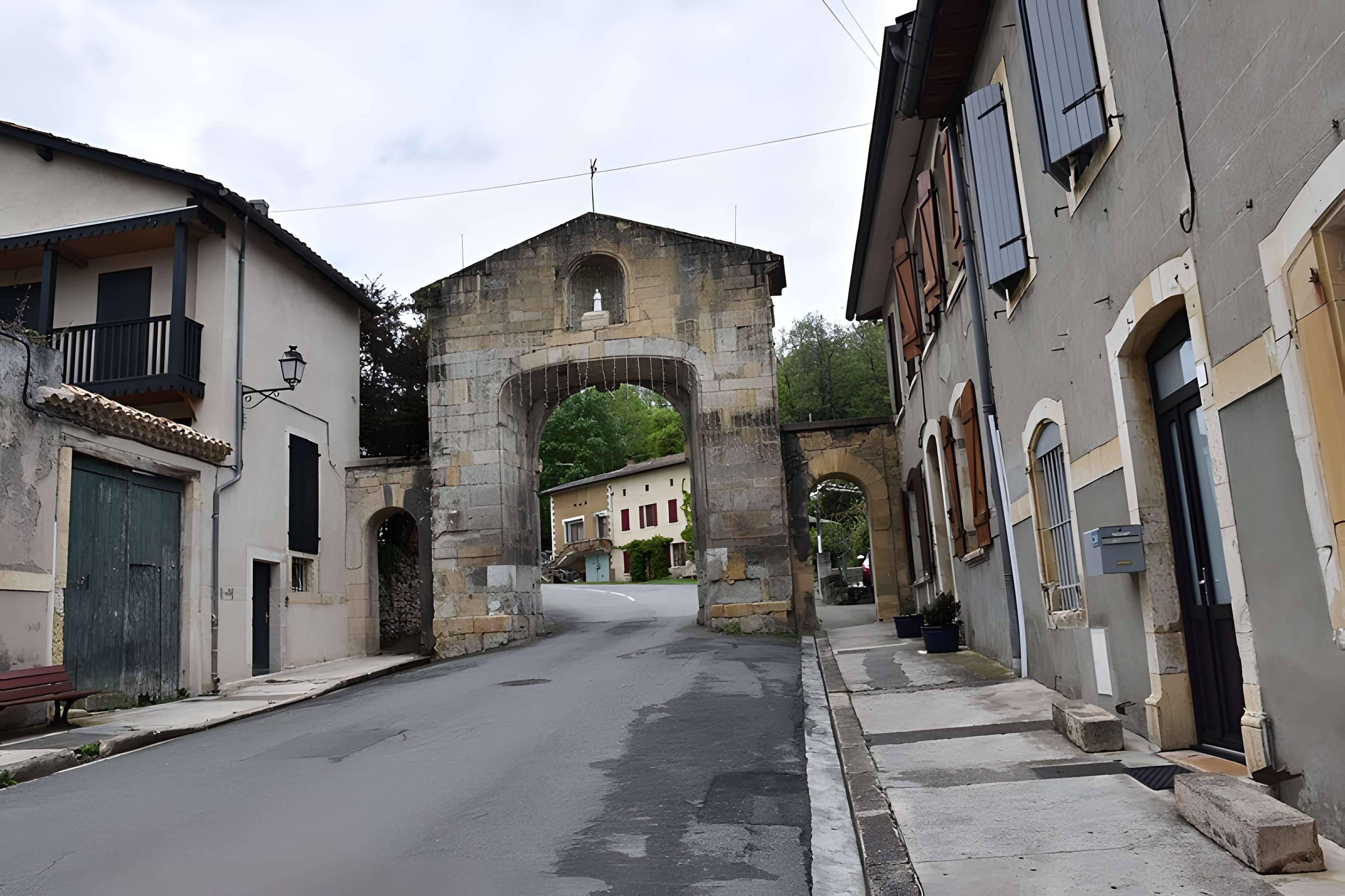 Pont, porte de pont et porte de ville