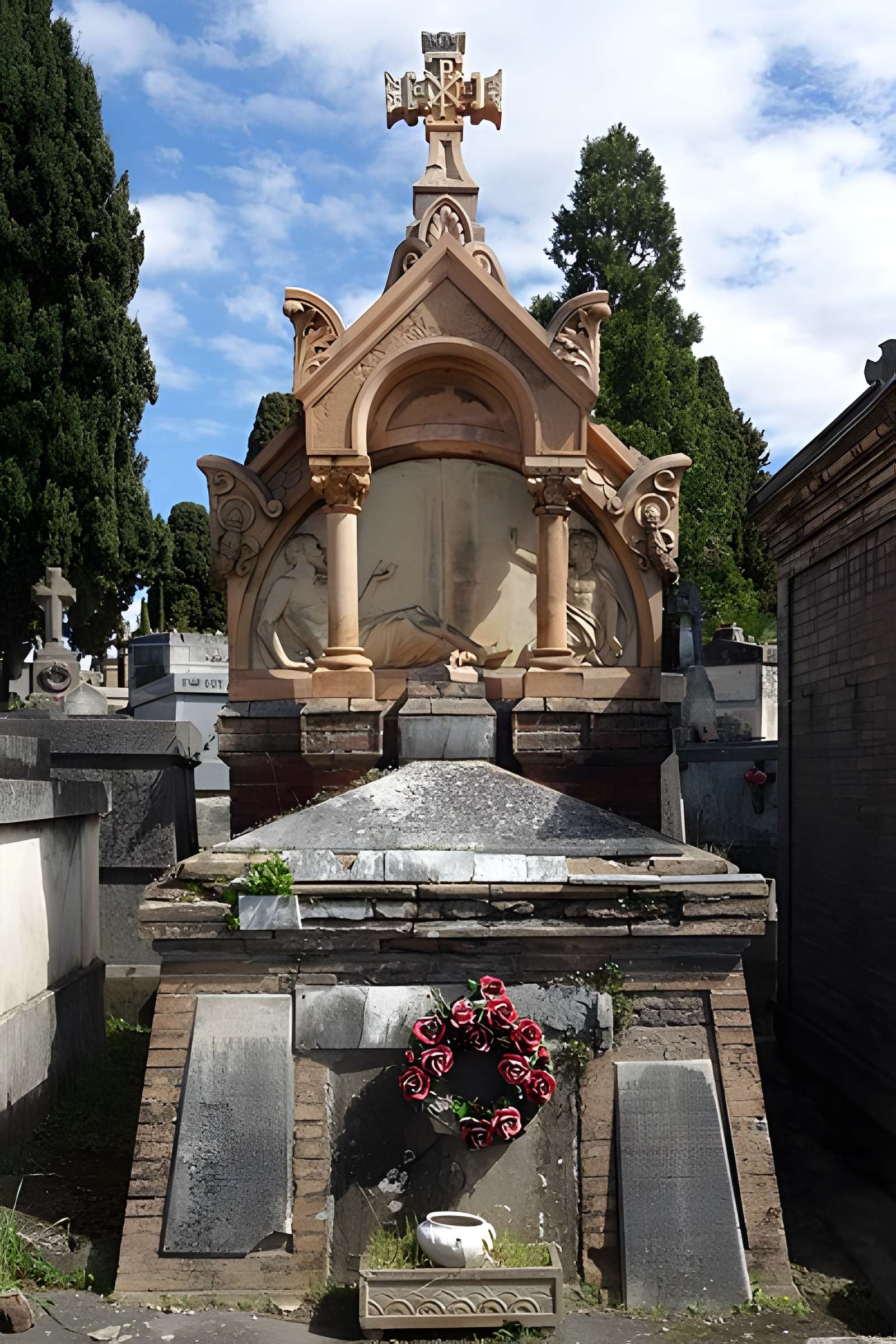 Entrée du cimetière de Terre-Cabade