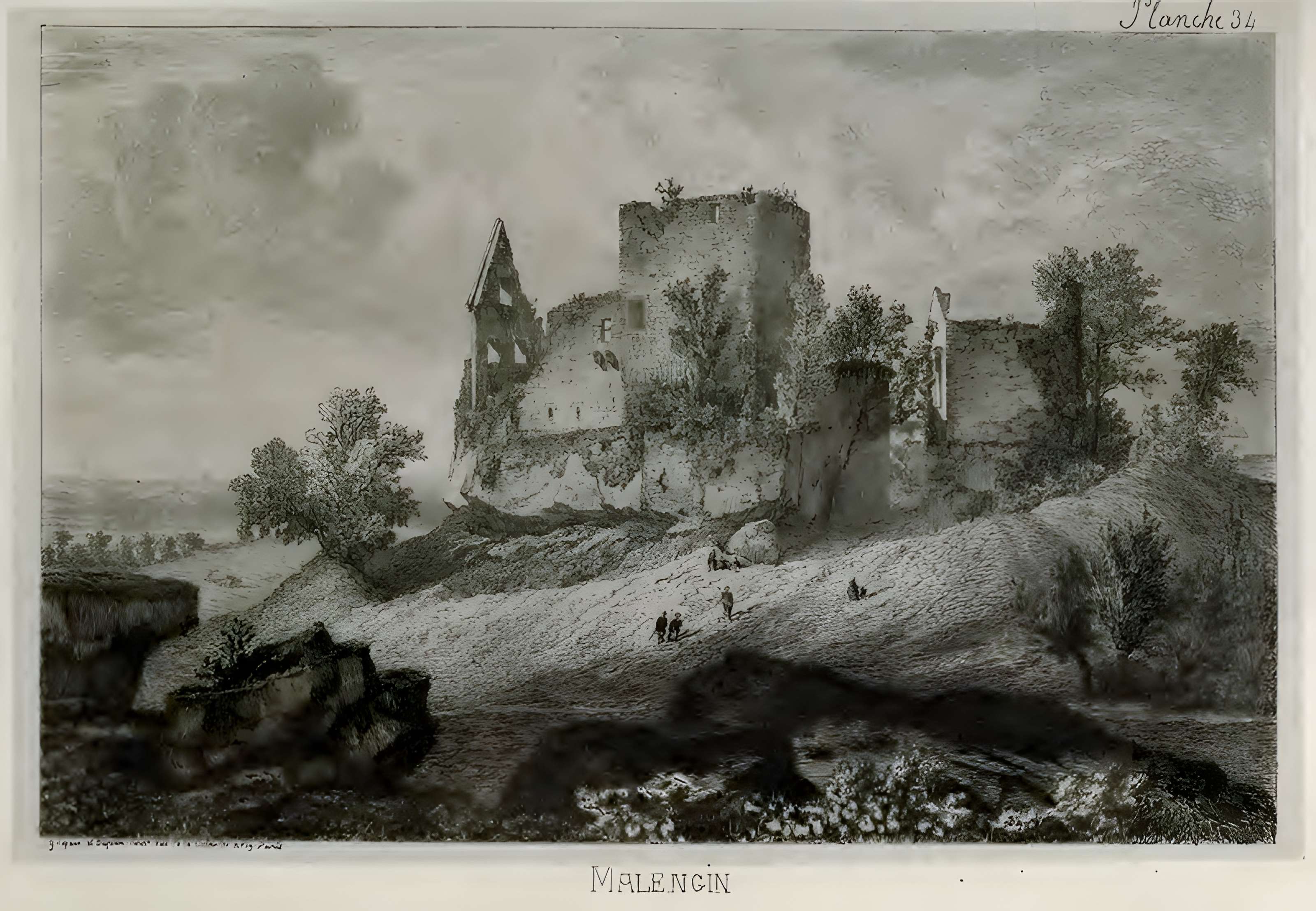 Ruines du château de Malengin