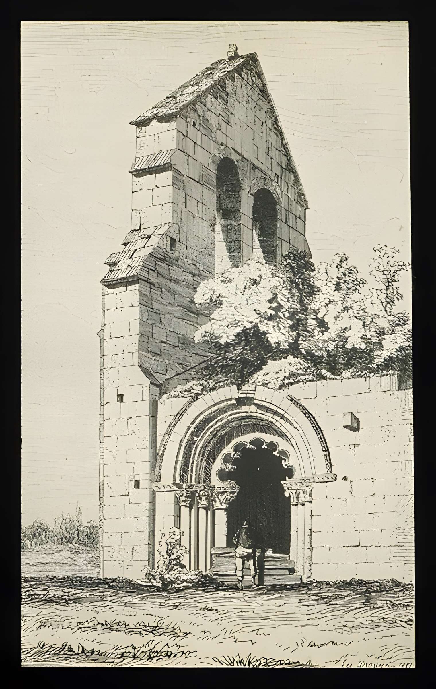 Ruines de la chapelle de Villemartin