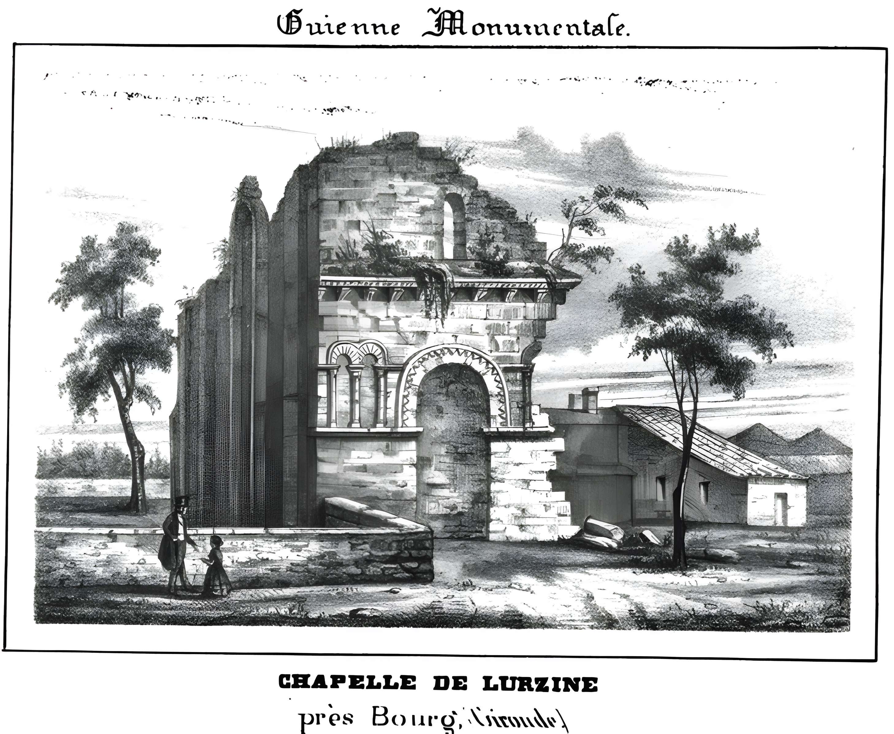 Ruines de la chapelle de Lurzine