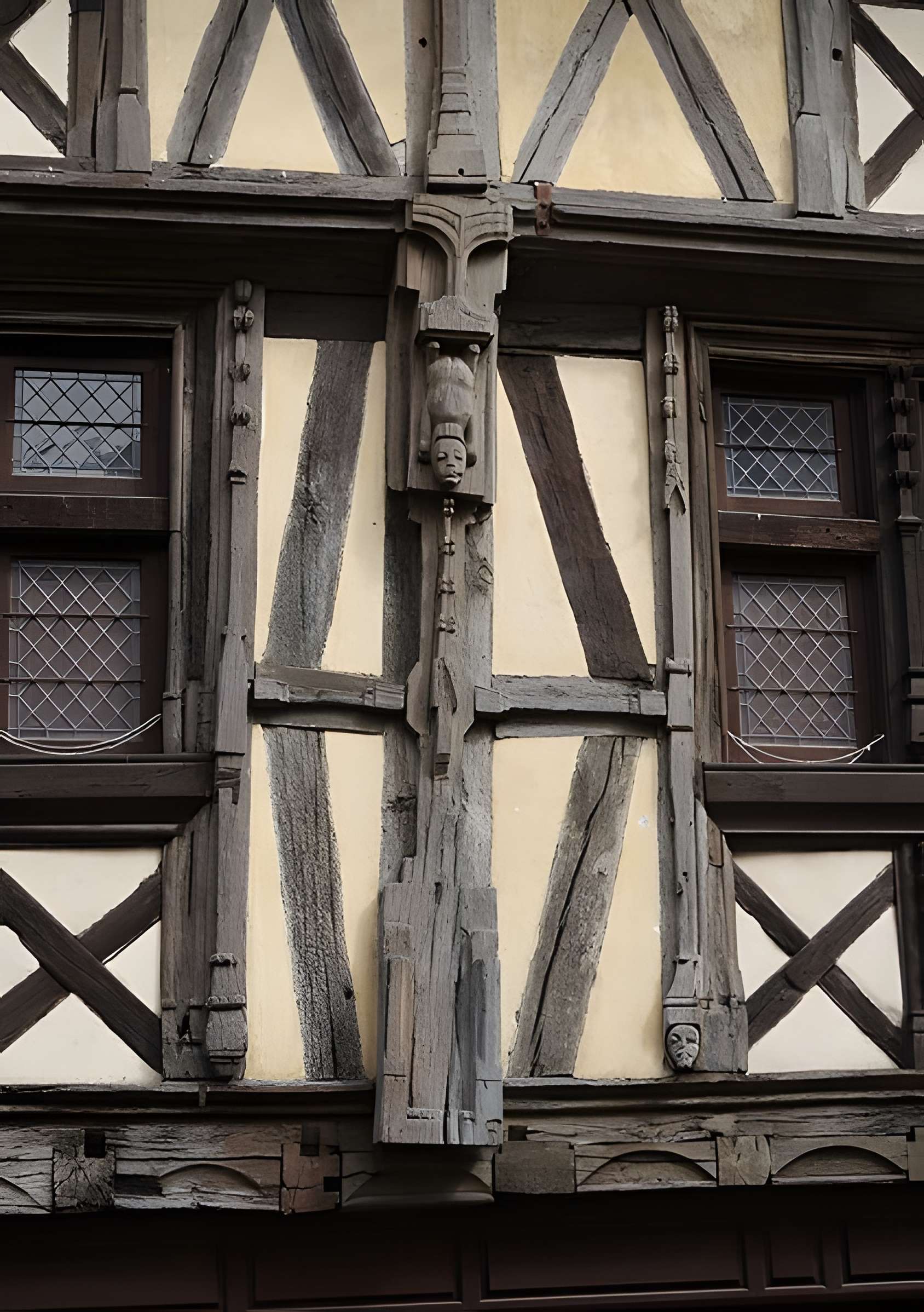 Maison à pans de bois