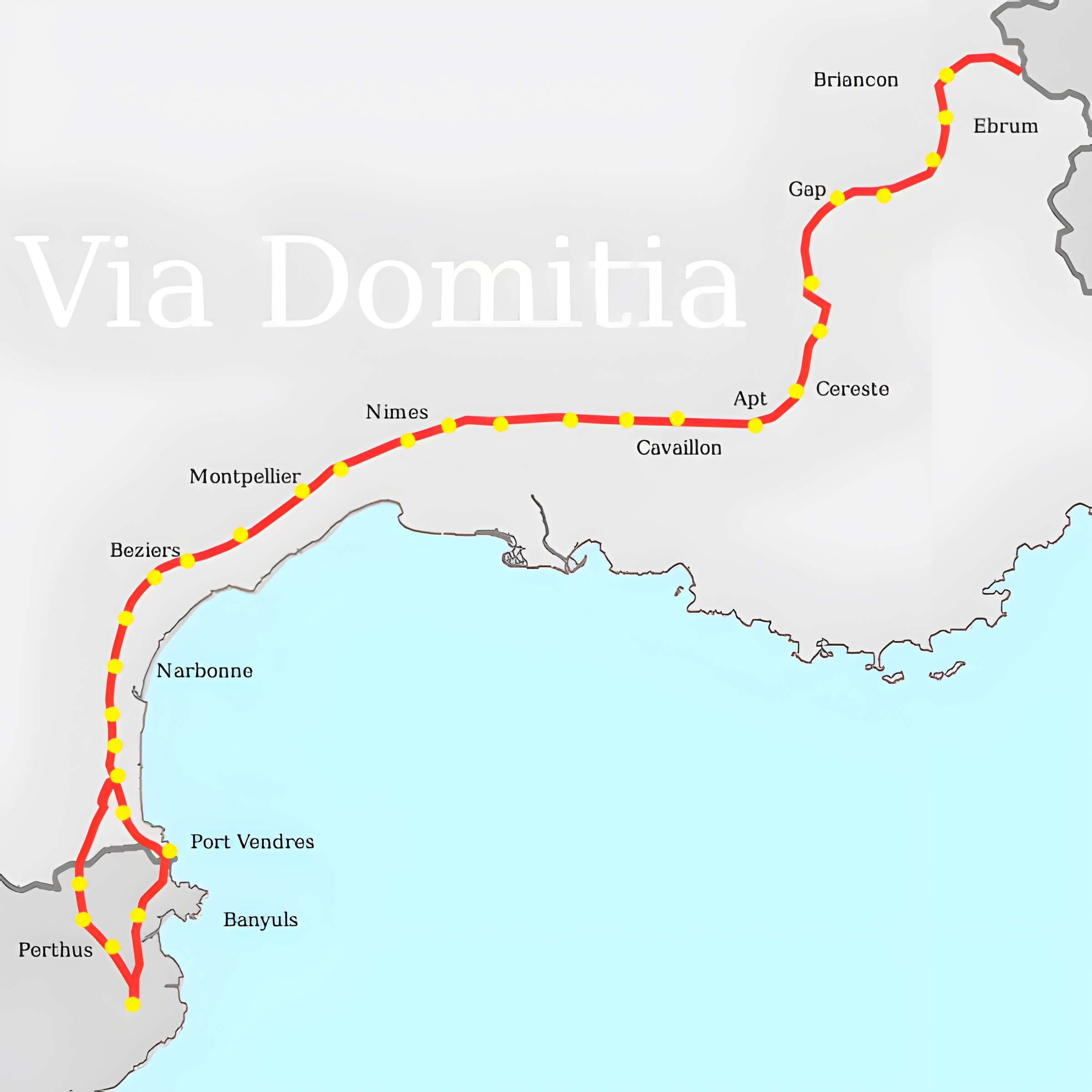 Tronçon de la Via Domitia (également sur communes de Beaucaire, Jonquières-Saint-Vincent et Redessan, dans le Gard)
