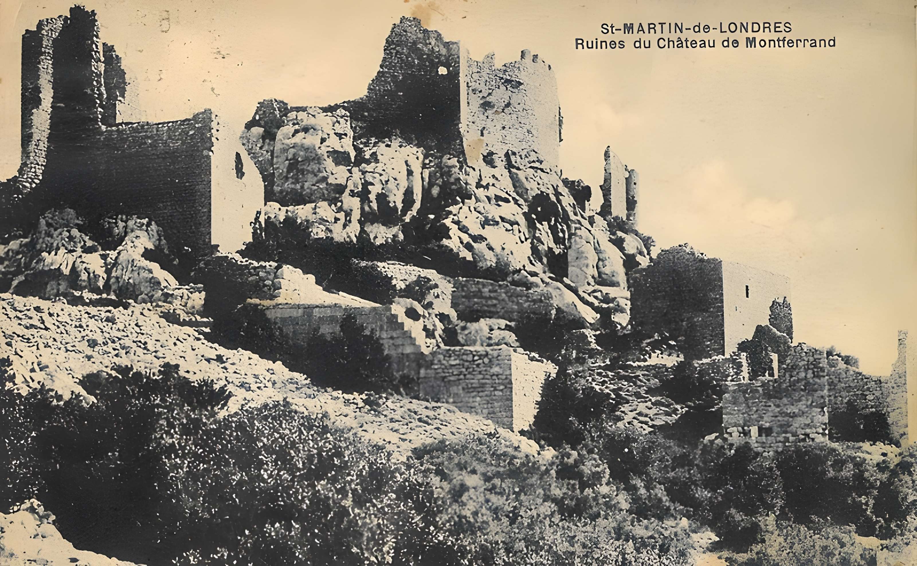 Vestiges du château de Montferrand