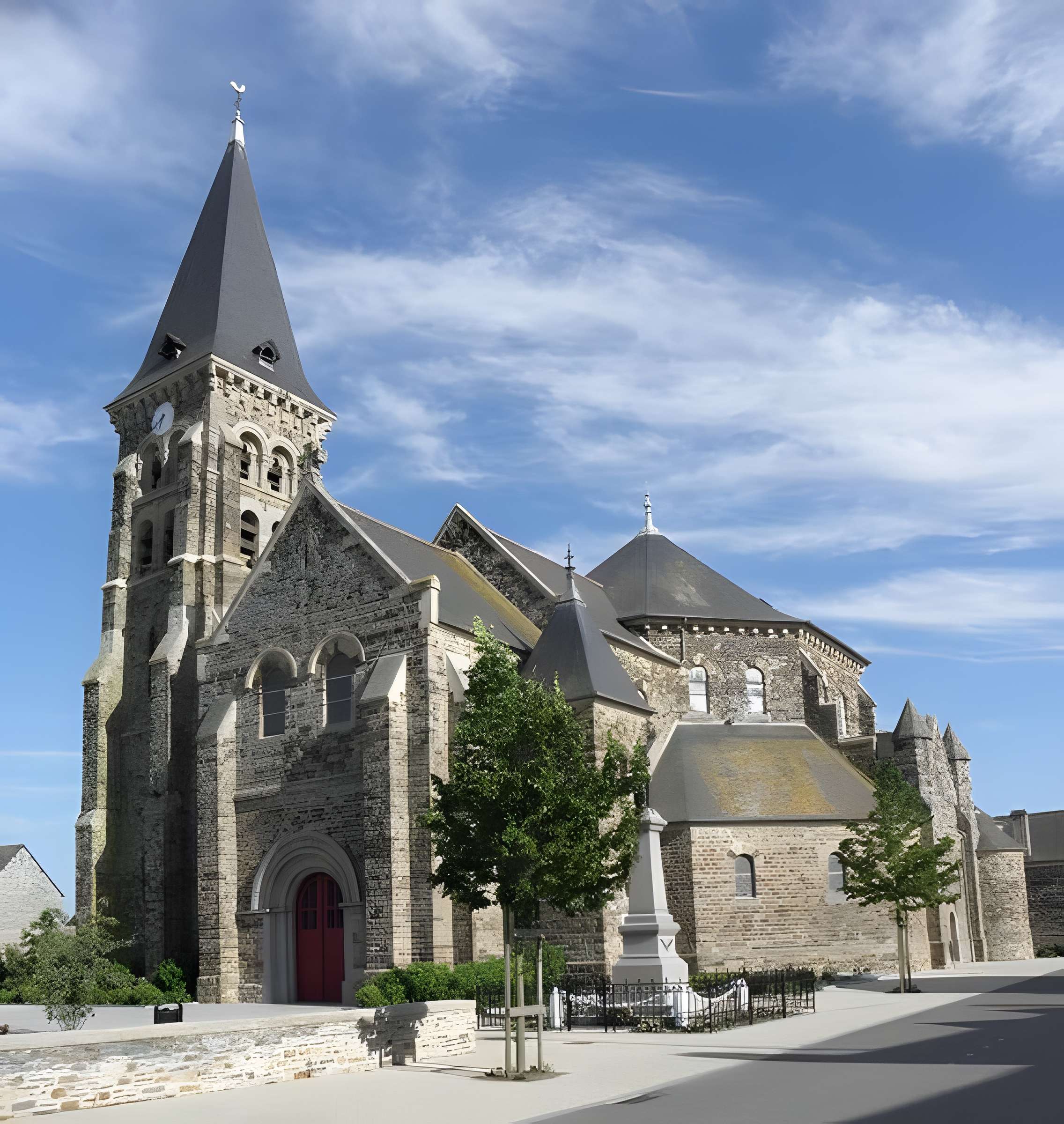 Eglise Saint-Méen et Sainte-Croix