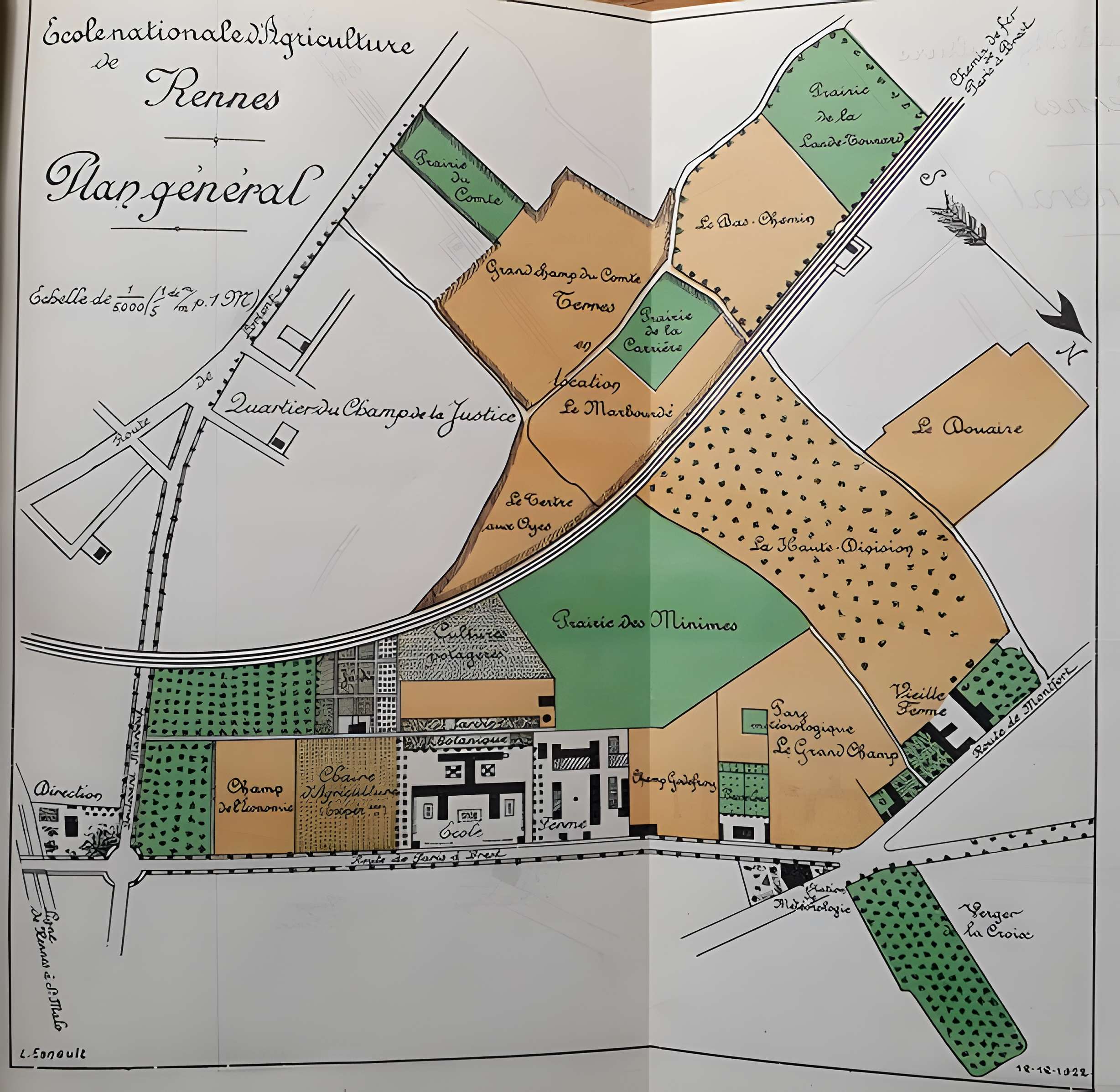 Ecole d'Agriculture de Rennes, aujourd'hui Agrocampus Ouest