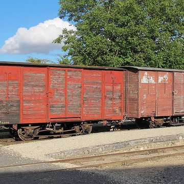 Ligne à voie ferrée métrique le Blanc-Argent ou B.A. sur le tronçon Luçay-le-Malé-Argy