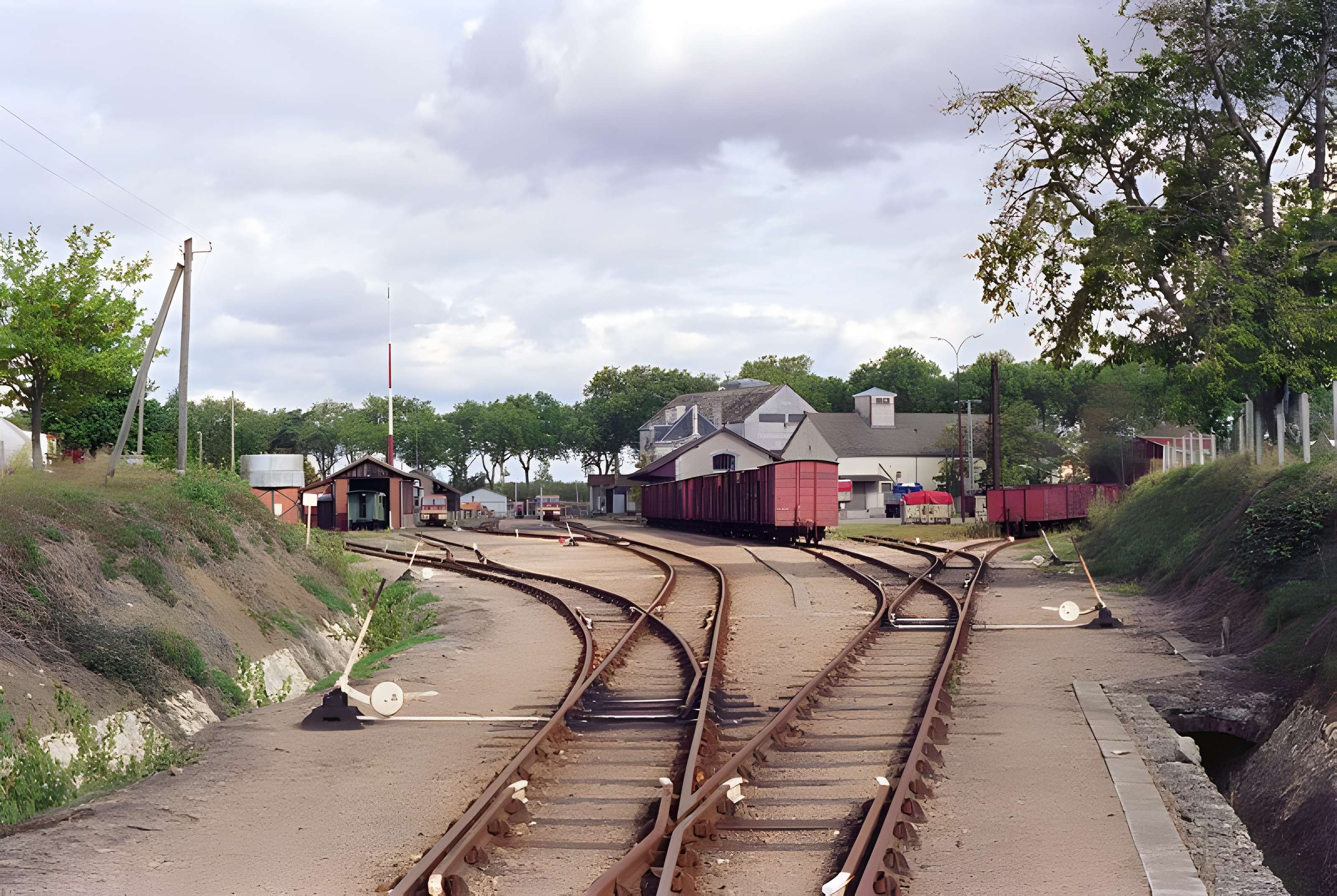 Ligne à voie ferrée métrique le Blanc-Argent (ou B.A.) sur le tronçon Luçay-le-Malé-Argy