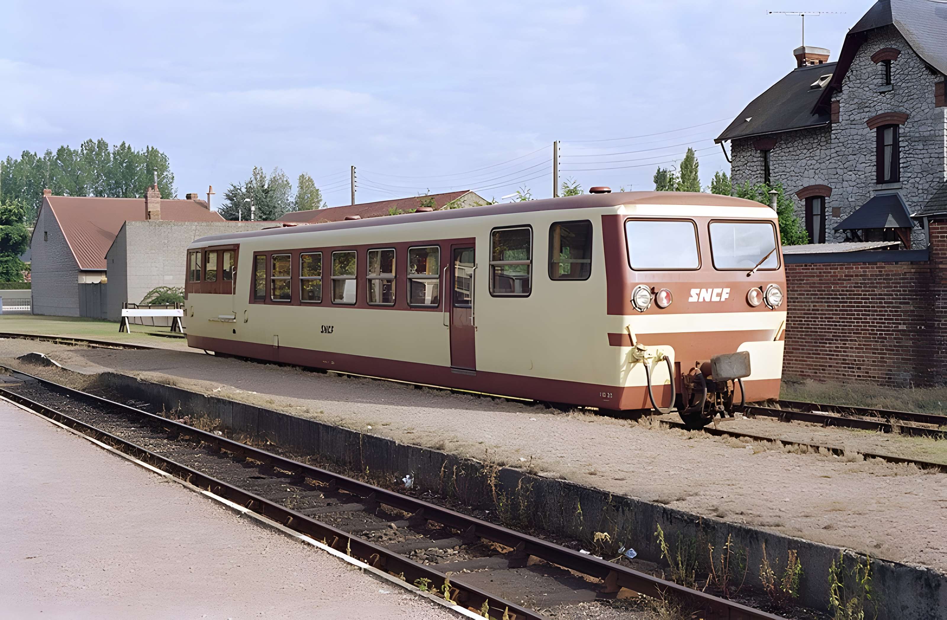 Ligne à voie ferrée métrique le Blanc-Argent (ou B.A.) sur le tronçon Luçay-le-Malé-Argy