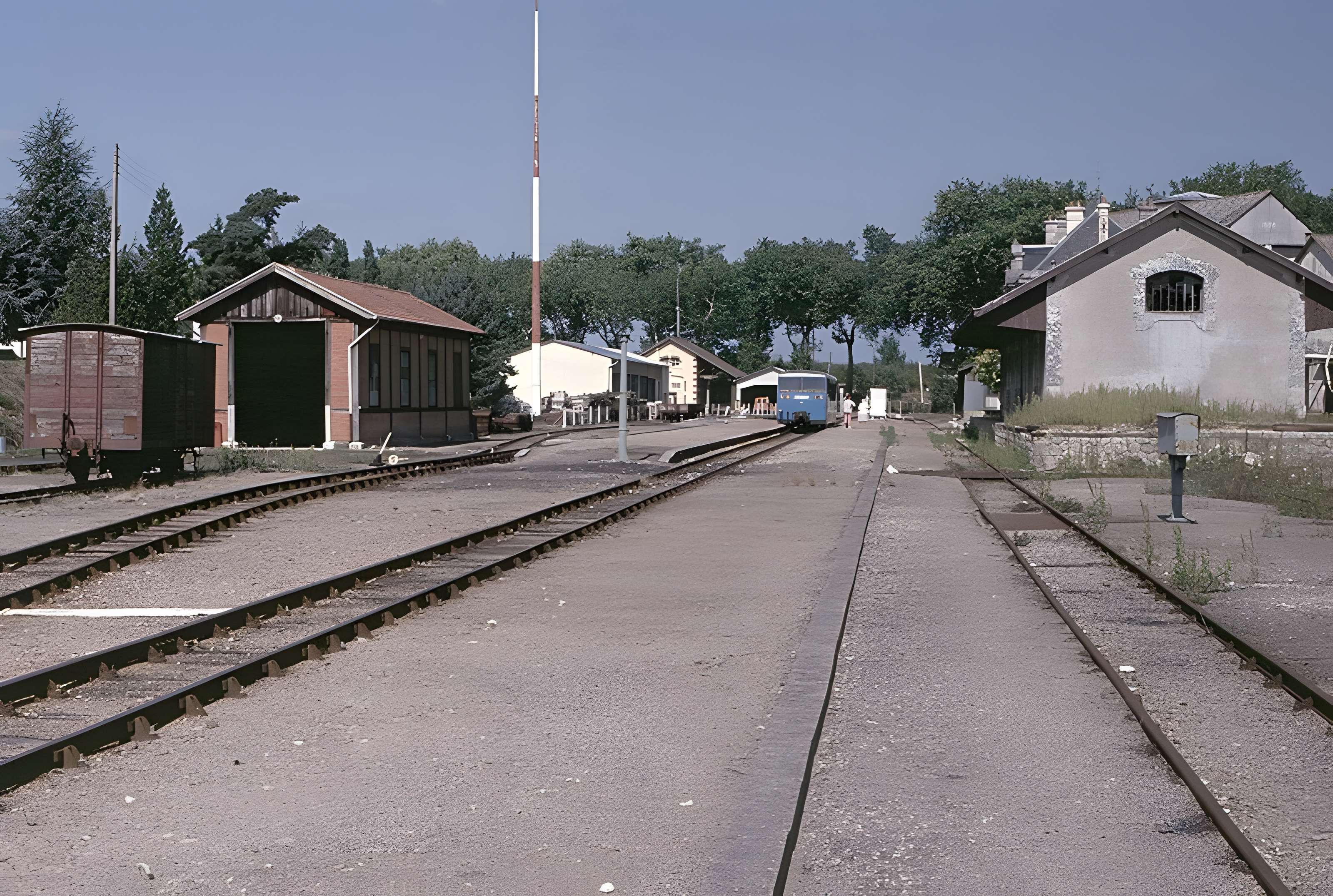Ligne à voie ferrée métrique le Blanc-Argent (ou B.A.) sur le tronçon Luçay-le-Malé-Argy