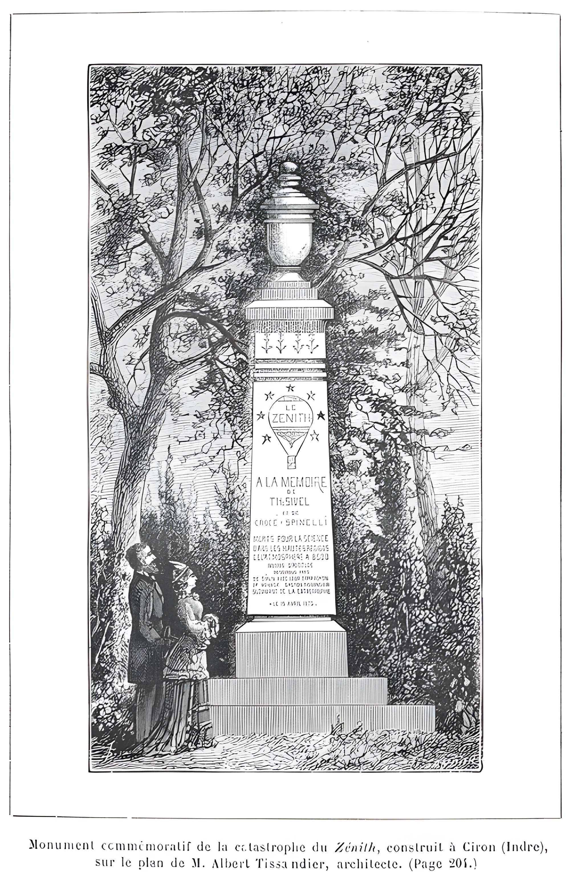 Monument aux aéronautes Théodore Sivel et Joseph-Eustache Crocé-Spinelli