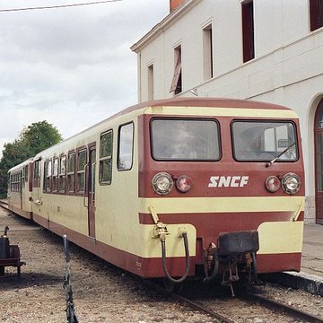 Ligne à voie ferrée métrique le Blanc-Argent ou B.A. sur le tronçon Luçay-le-Malé-Argy
