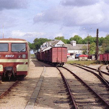 Ligne à voie ferrée métrique le Blanc-Argent ou B.A. sur le tronçon Luçay-le-Malé-Argy