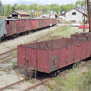 Ligne à voie ferrée métrique le Blanc-Argent ou B.A. sur le tronçon Luçay-le-Malé-Argy