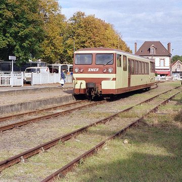 Ligne à voie ferrée métrique le Blanc-Argent ou B.A. sur le tronçon Luçay-le-Malé-Argy également sur communes de Argy, Ecueillé, Heugnes, Pellevoisin