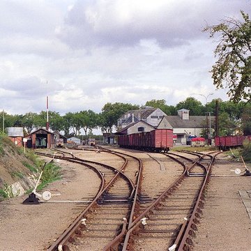 Ligne à voie ferrée métrique le Blanc-Argent ou B.A. sur le tronçon Luçay-le-Malé-Argy également sur communes de Argy, Ecueillé, Heugnes, Pellevoisin